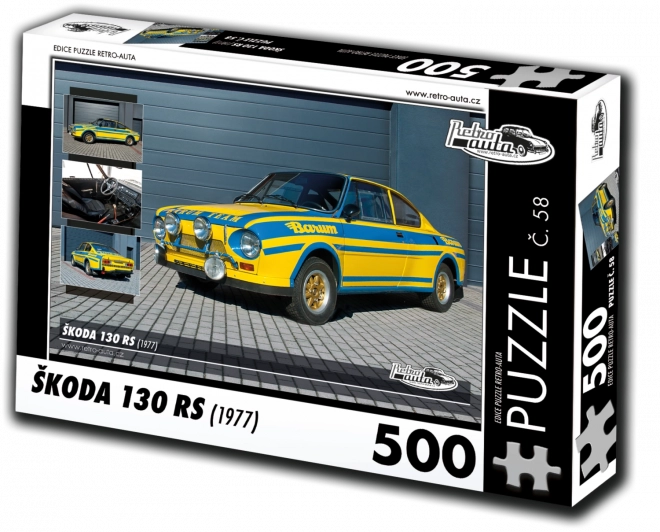 RETRO-AUTA Puzzle ŠKODA 130 RS 500 Teile