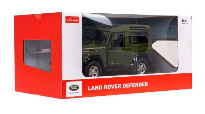 Land Rover Defender Ferngesteuertes Auto in Gelb – grün