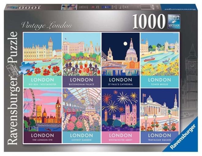 Ravensburger Puzzle im Vintage-London-Stil 1000 Teile