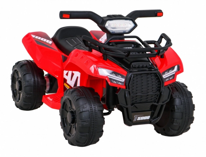 Akku-Quad Storm für Kinder Rot mit 25W Motor, MP3 USB und LED