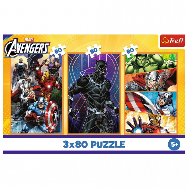 Puzzle - actionreiche Tage - mit Disney Marvel Avengers