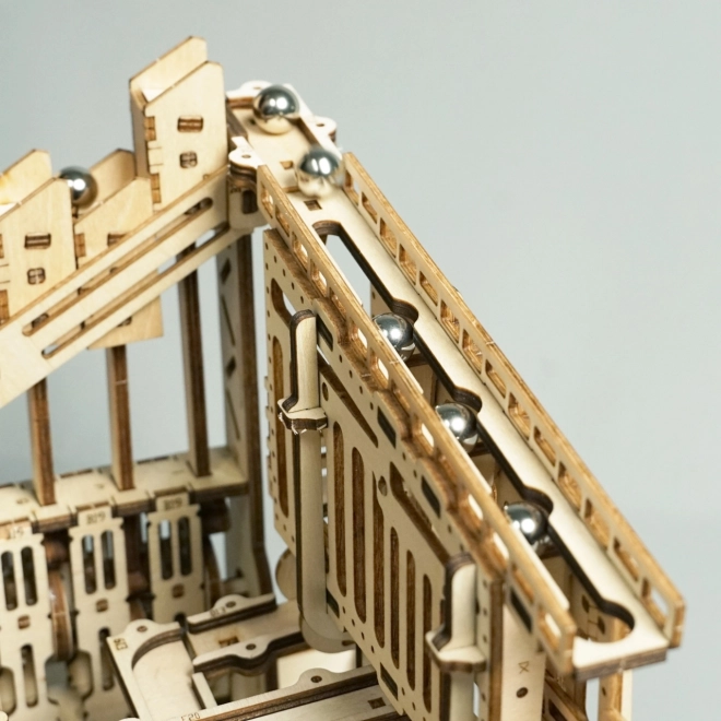 Rokr 3D Holzpuzzle Kugelbahn