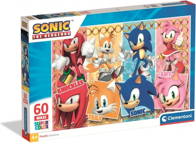 Puzzle Igel Sonic MAXI 60 Teile