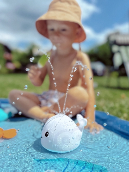 Badespielzeug Wal LED Fontäne