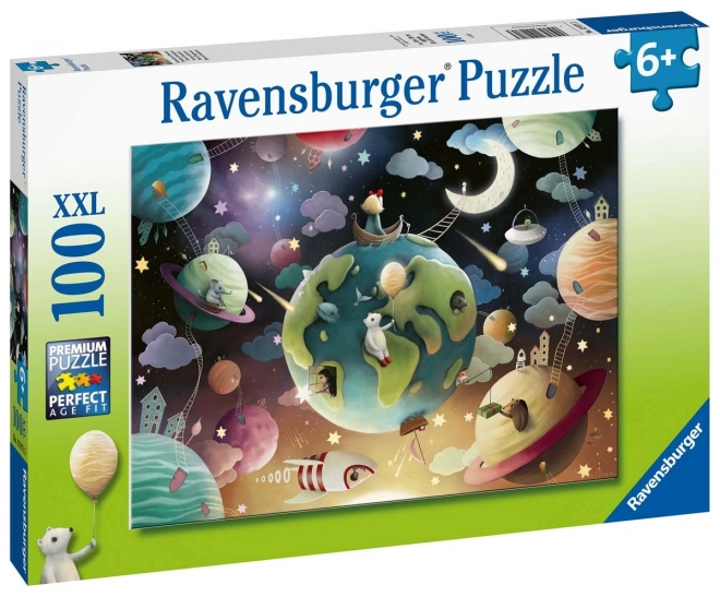 Ravensburger Puzzle Kosmischer Spielplatz 100 Teile