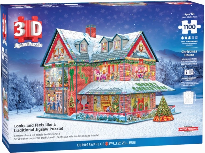 Eurographics 3D Puzzle Weihnachts-Chalet 1100 Teile