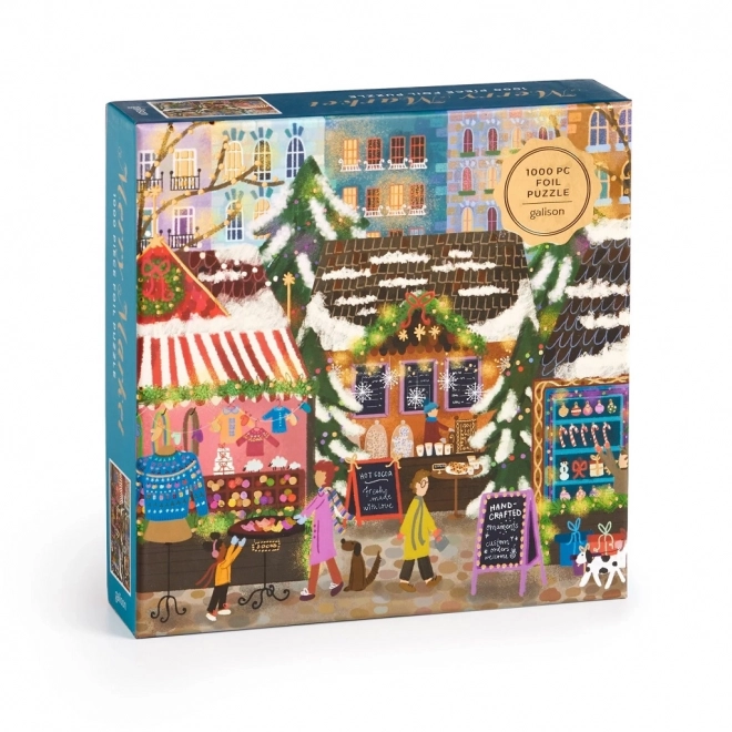 Galison Weihnachtsmarkt Puzzle 1000 Teile