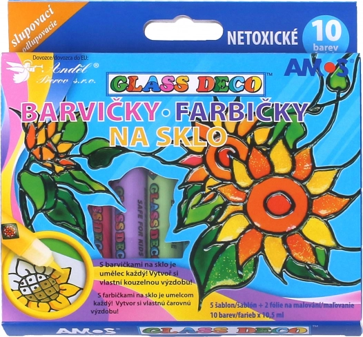 Glasfarben 10 Stk/10,5 ml