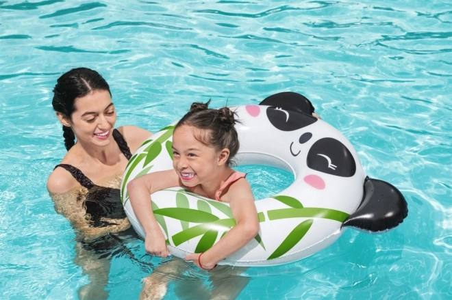 Schwimmring für Kinder mit Panda- und Froschmotiv