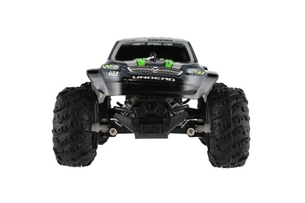 RC Geländewagen Pickup grau-grün mit Fernsteuerung