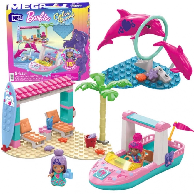 Mega Bloks Barbie Delfin Abenteuer