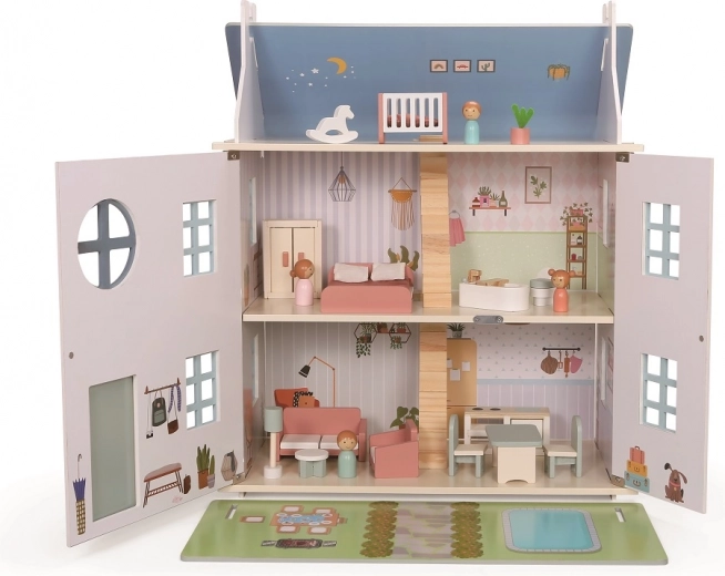 Dach verwandelt sich in Garten mit Pool