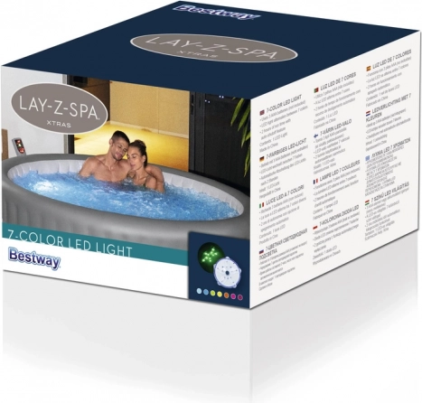 Lampidka Basenove Lay-Z-Spa LED 7 Farben Bestway