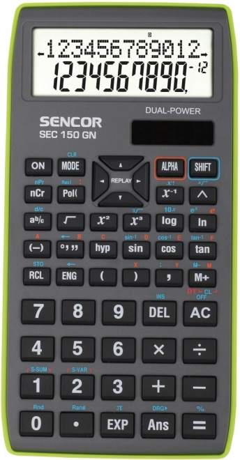 Schul- und wissenschaftlicher Taschenrechner mit großem LCD-Display