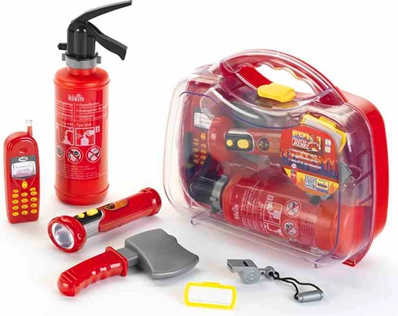 Feuerwehrkoffer mit 6 Zubehörteilen