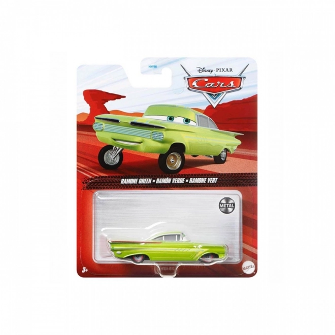 Grüner Roman Spielzeugauto Disney Pixar Cars