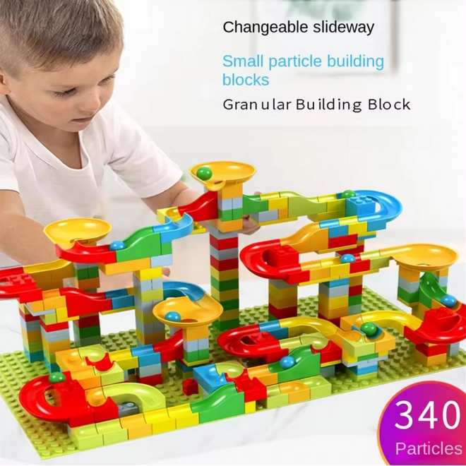 Woopie Murmelbahn Bausatz 340 Teile