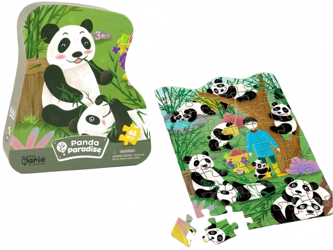 Puzzle Panda Bambuswald 48 Teile