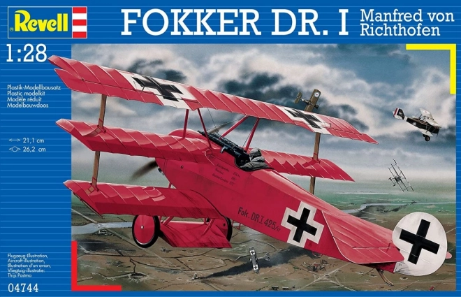 Plastikmodell Fokker Dr.I Richthofen