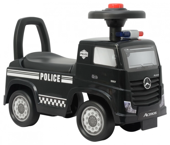 Mercedes Actros Polizei Rutschfahrzeug Schwarz