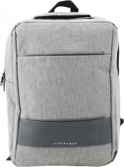 Städtischer Rucksack mit USB-Anschluss grau 14L