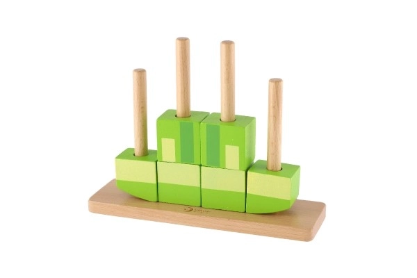 Holzpuzzle Frosch 17-teilig