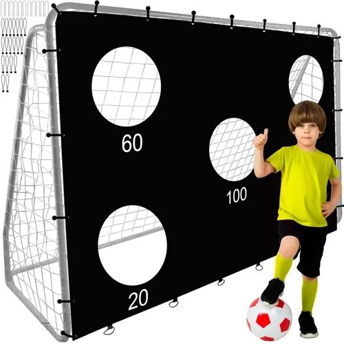 Fußballtor und Trainingsplane Trizand