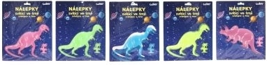 Leuchtende Aufkleber für die Dunkelheit Dinosaurier 25,5 × 31 cm