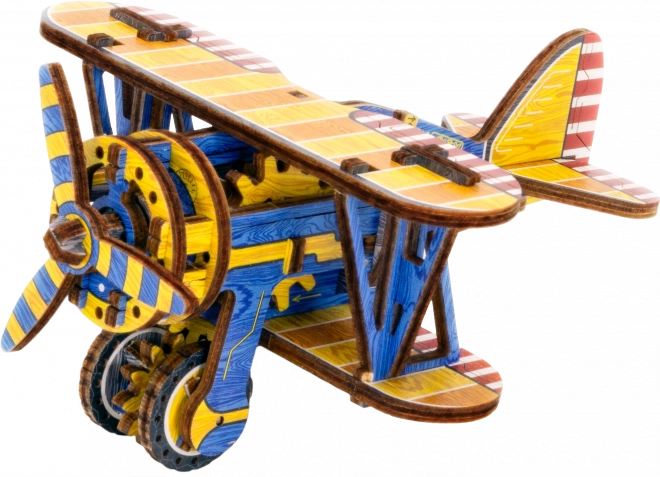 Holzflugzeug 3D-Puzzle WOODEN CITY limitierte Edition