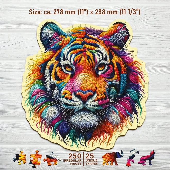 Holzpuzzle Sanfter Tiger 250 Teile