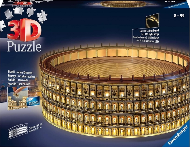 Leuchtendes 3D Puzzle Kolosseum Nacht Edition