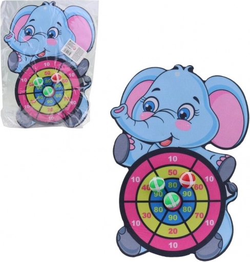 Elefant-Zielscheibe mit Bällen für Kinder