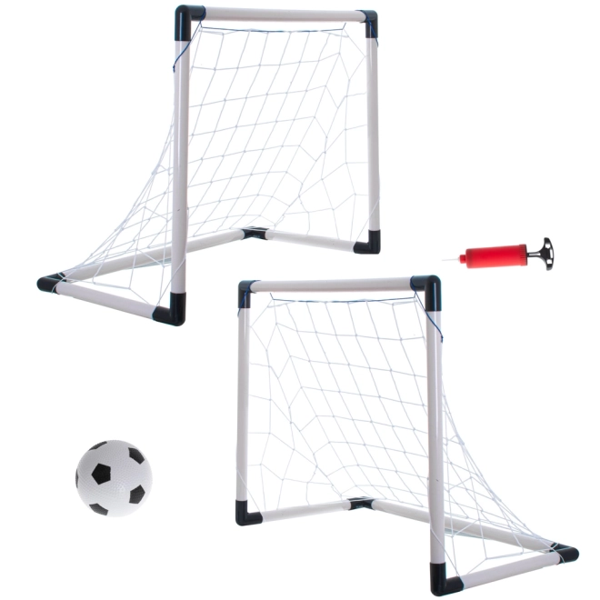 2-in-1 Fußballtor für Kinder 143x110x70 cm