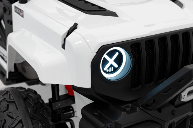 Elektrischer Kinder-Geländewagen Speed weiß