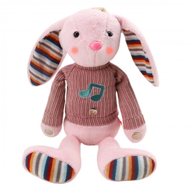 Interaktives Kuscheltier Hase mit Licht und Musik