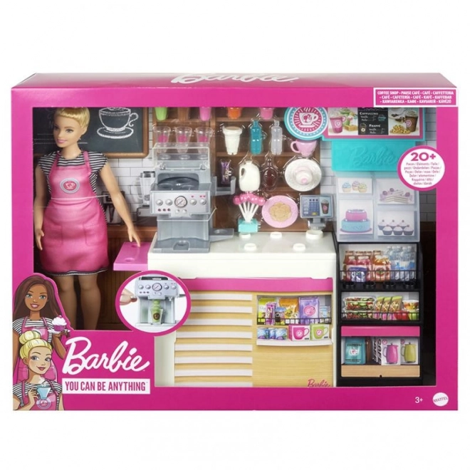 Barbie Café Spielset mit Zubehör