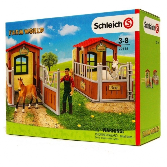 Besuch auf dem Bauernmarkt Spielset von Schleich Farm World