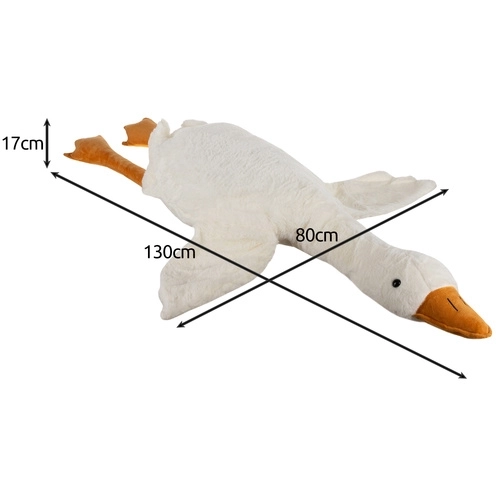 Großer Plüschgans Kuscheltier 130cm für Kinder