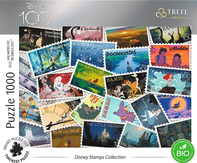 Disney Puzzle Briefmarken 1000 Teile