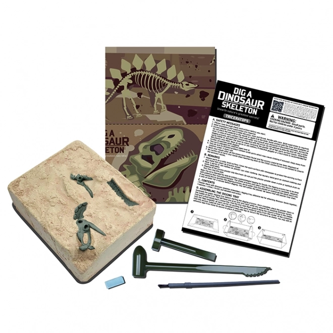 Dinosaurierskelett - Triceratops