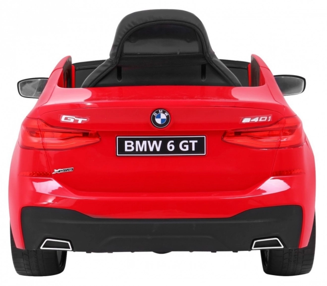 BMW 6 GT Auto mit Batterie rot + Fernsteuerung + langsamer Start + EVA + Gurte + LED MP3