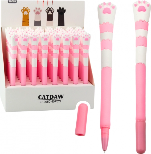 Langer Gelstift Katzenpfote rosa