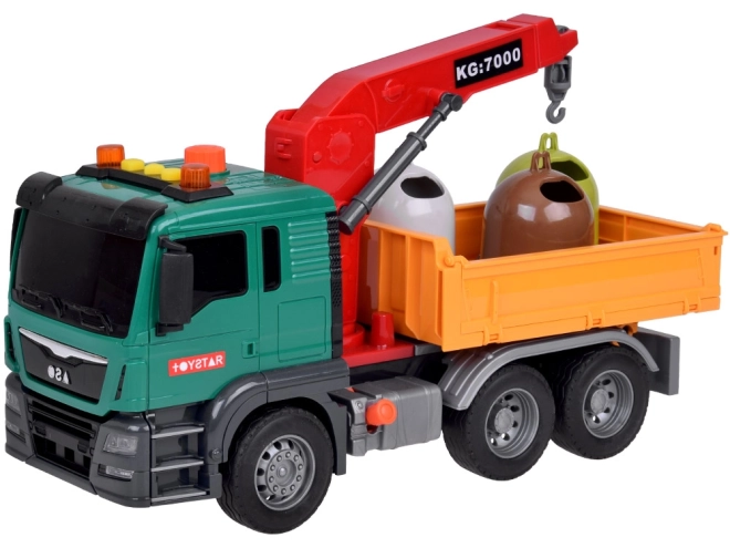 Edukative Müllwagen Spielzeug mit Geräuschen