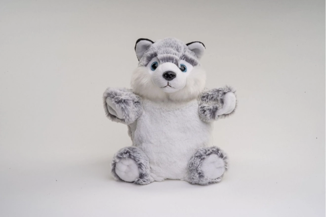 Plüsch Husky Handpuppe