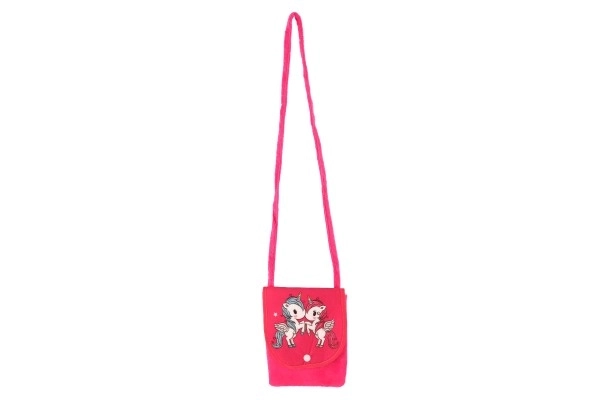 Magische Einhorn Tasche aus Stoff und Plüsch