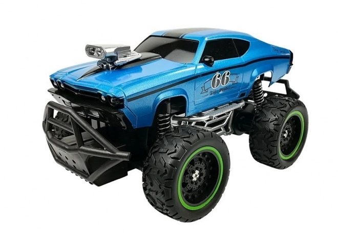 Fernbedienung Auto Offroad Hohes Rad Blau