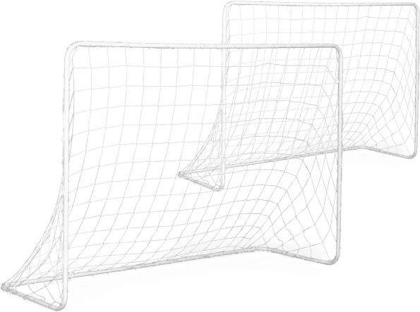Zwei Fußballtore mit Fußballnetz 180x122cm ECOTOYS