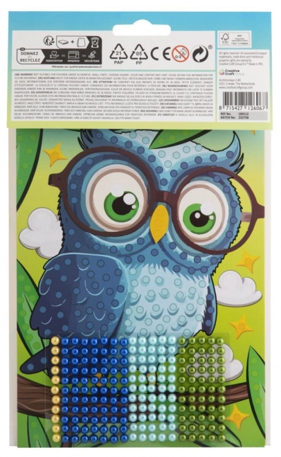 Kreatives Set Mosaik Perlen A5 Eule