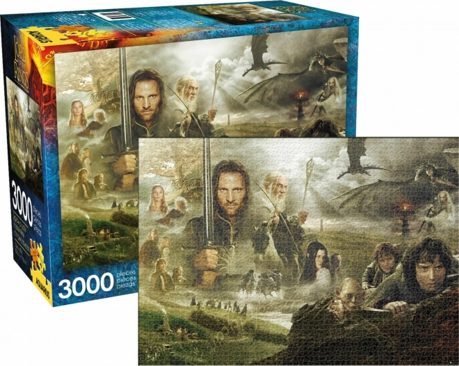 AQUARIUS Puzzle Der Herr der Ringe 3000 Teile