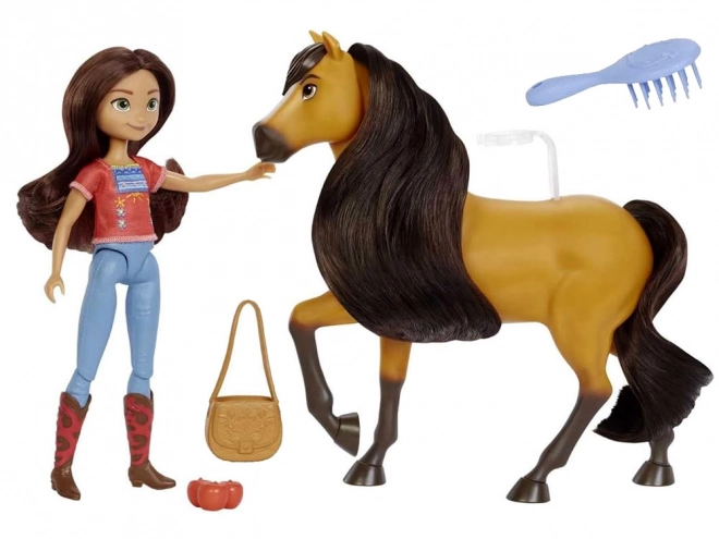 Mattel Lucky und Pferd Spirit aus Spirit Riding Free